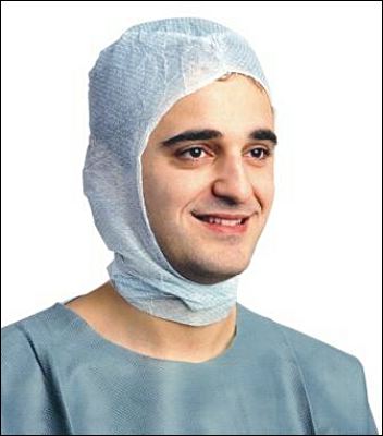 Cagoule de chirurgien non strile
